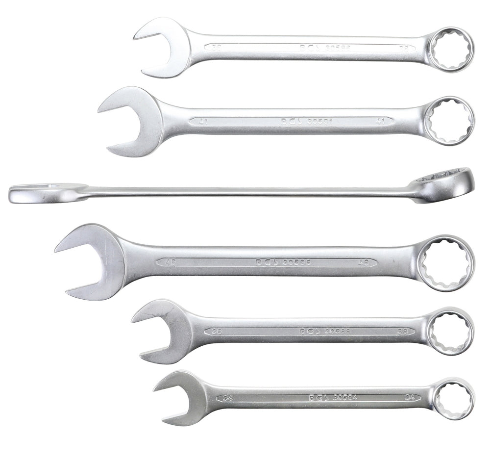 BGS 32400 Satz Ringmaulschlüssel extra lang SW 34 - 50mm metrisch 6 teilig