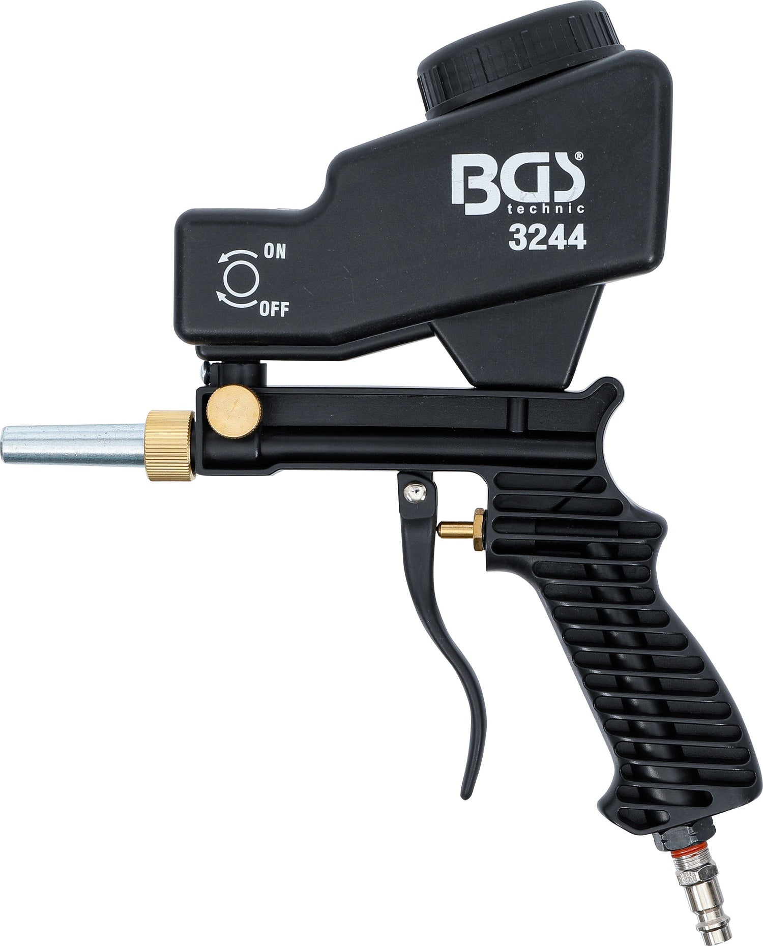 BGS 3244 Druckluft Sandstrahlpistole Sandstrahlgerät mit Vorratsbehälter 600cm³