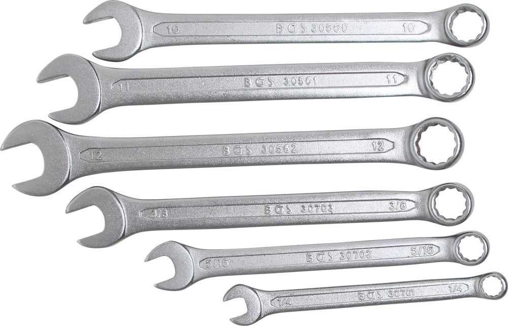 BGS 32500 Satz Ringmaulschlüssel Zollgrößen metrisch 50 teilig