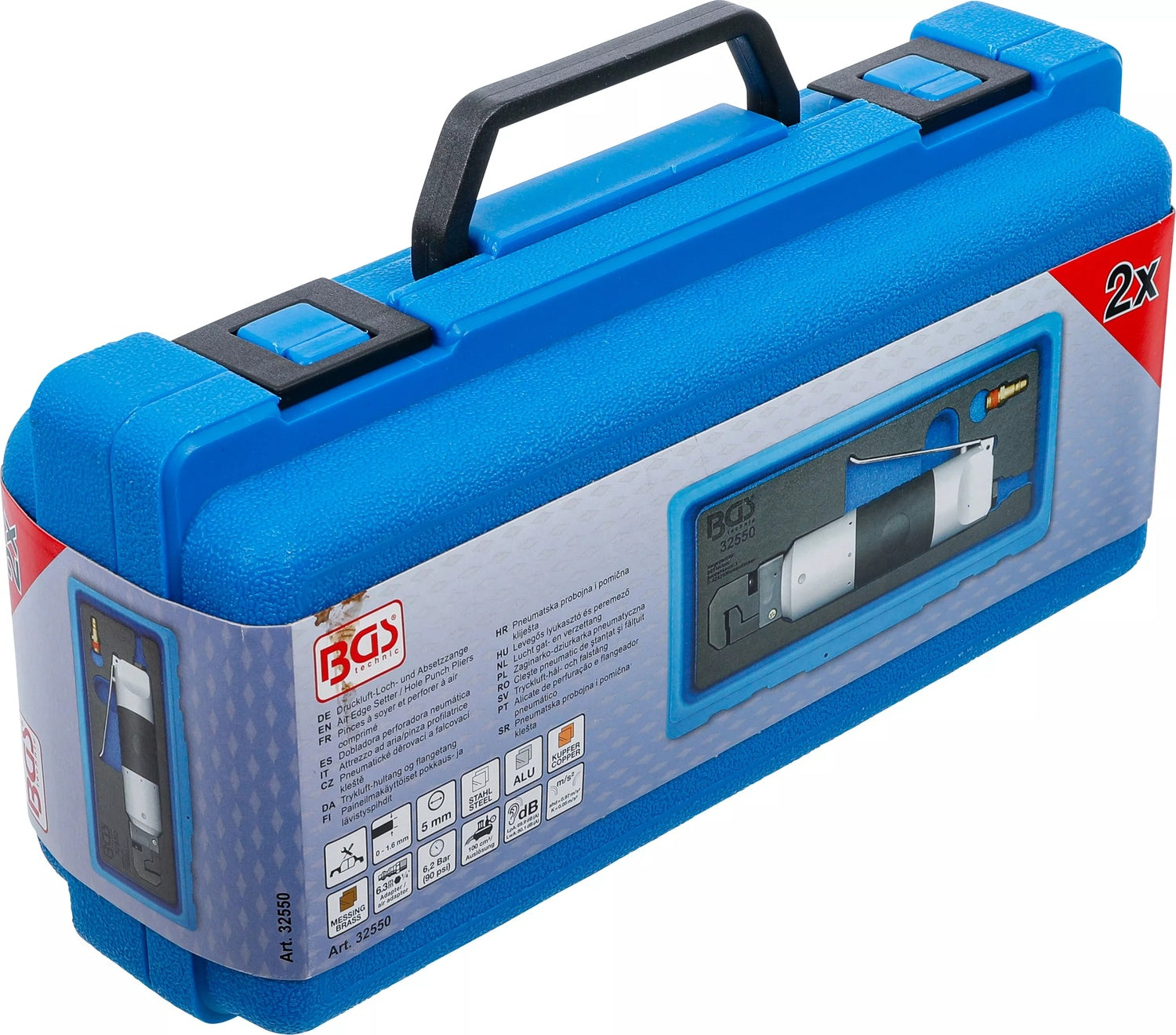 BGS 32550 Druckluft Lochzange Absetzzange Punktschweißen