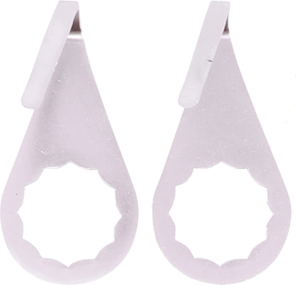 BGS 3257 Ausglasmesser U-Form, halbrund, Länge 24mm, 2 Stück