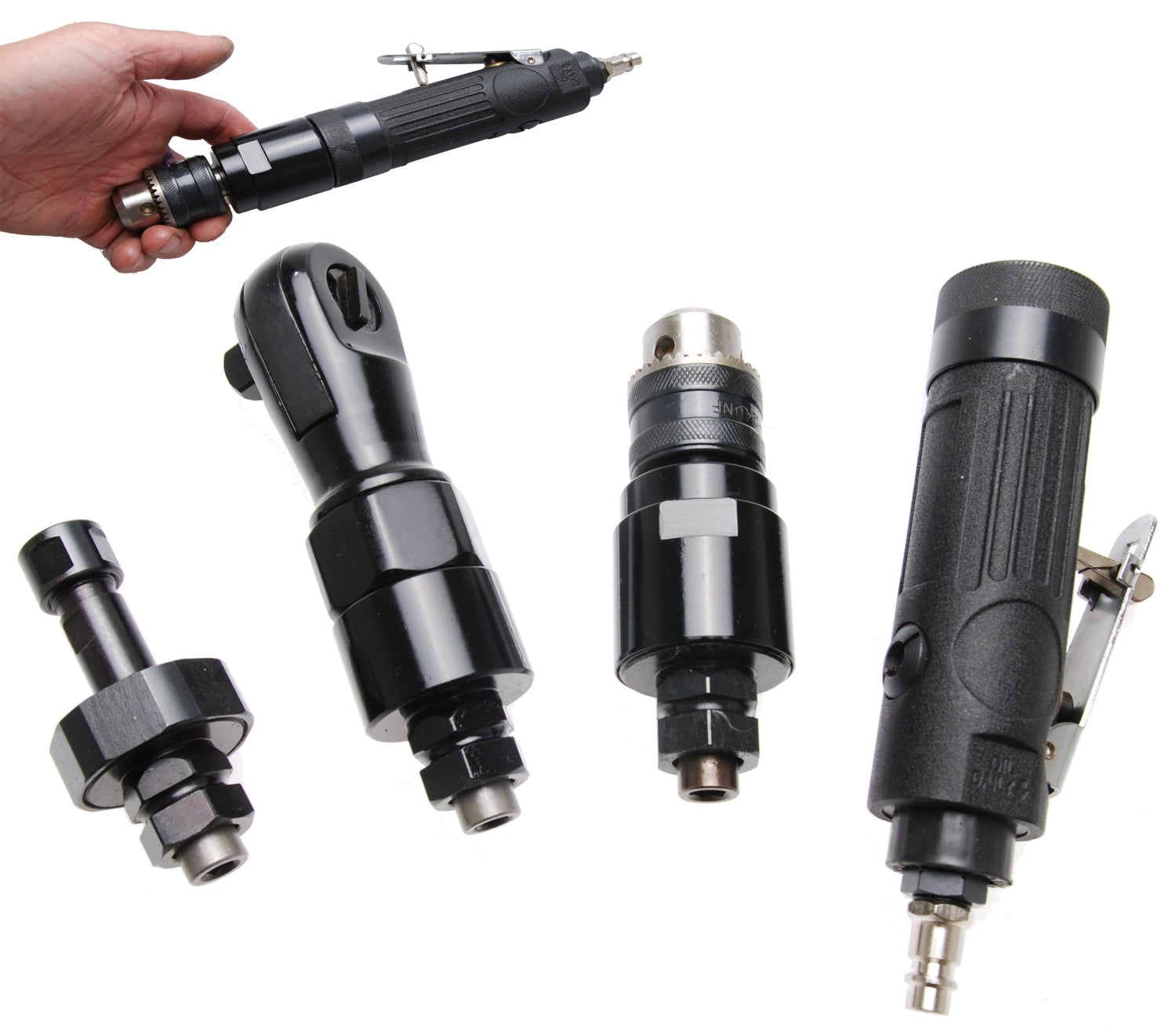 BGS 3262 Druckluft Multiwerkzeug mit 3 auswechselbaren Arbeitsköpfen