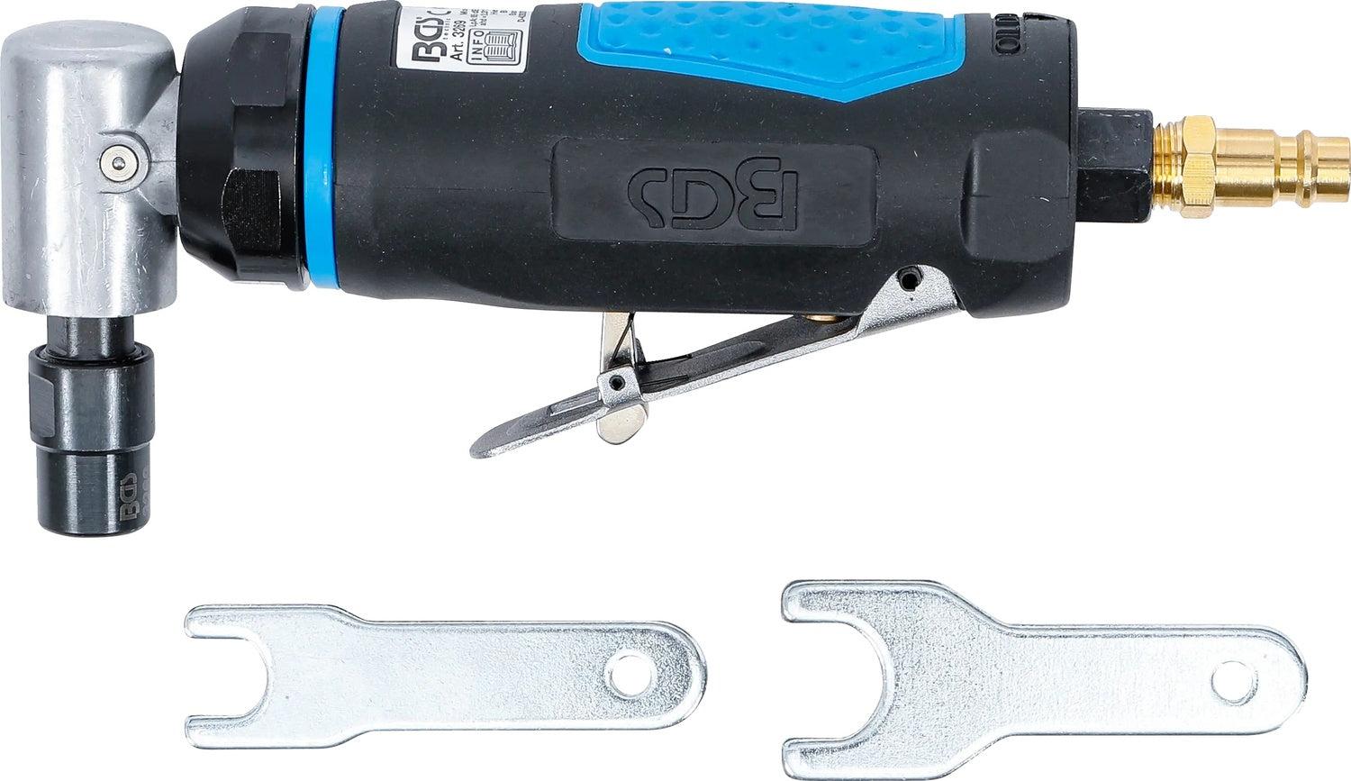 BGS 3269 Druckluft Stabschleifer 90° abgewinkelt Länge 155mm