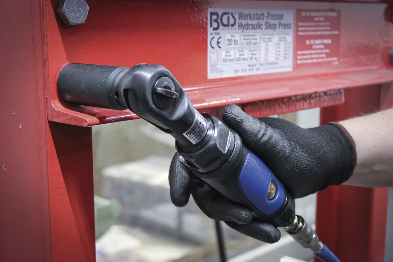 BGS 3282 Druckluft Ratsche / Ratschenschrauber max. Drehmoment 102 Nm Antrieb 12,5mm (1/2")