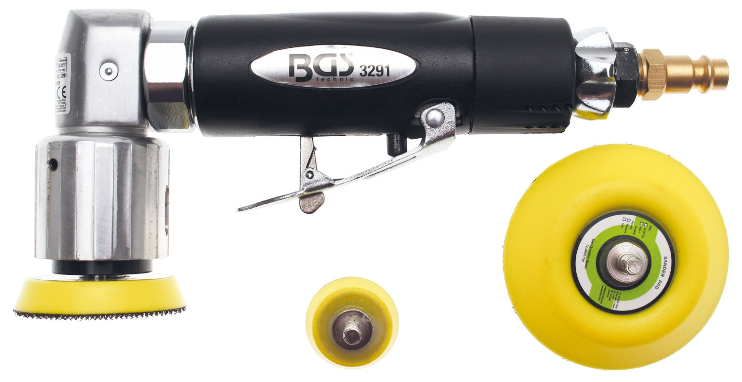 BGS 3291 Druckluft Exzenterschleifer Winkelschleifer Polierer Länge 185mm