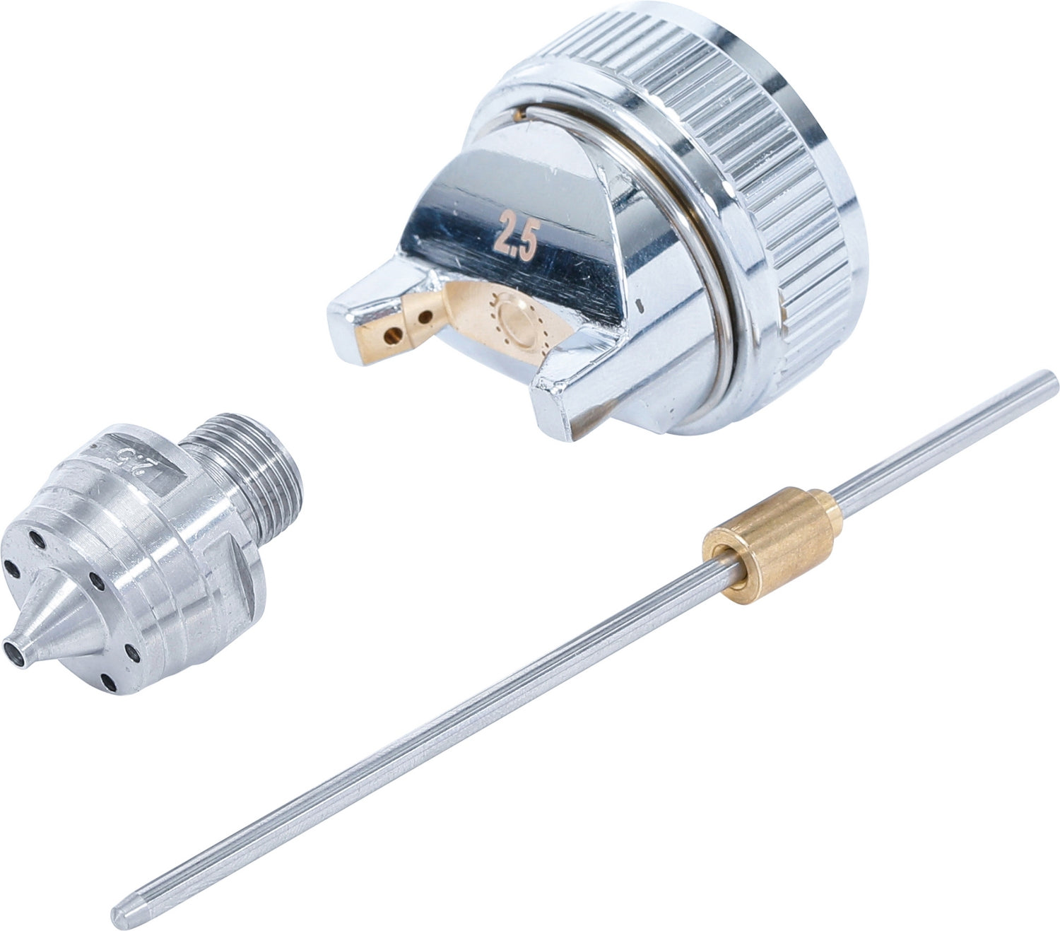 BGS 3317-3 Ersatzdüse Durchmesser Ø 2,5mm für Druckluft-Farbsprühpistole Artikel 3317