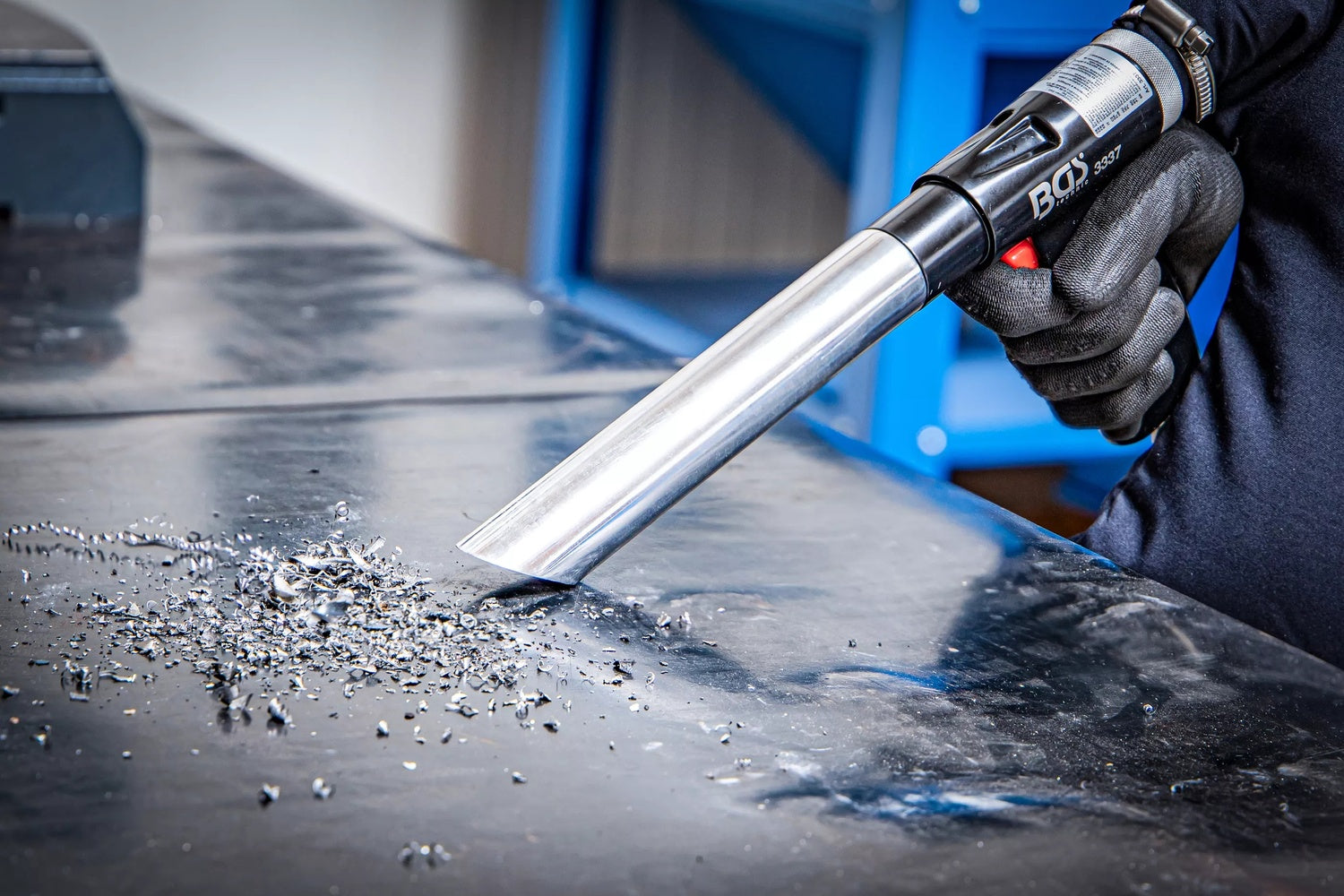 BGS 3337 Druckluft Saugpistole Blaspistole umschaltbar 8 teilig