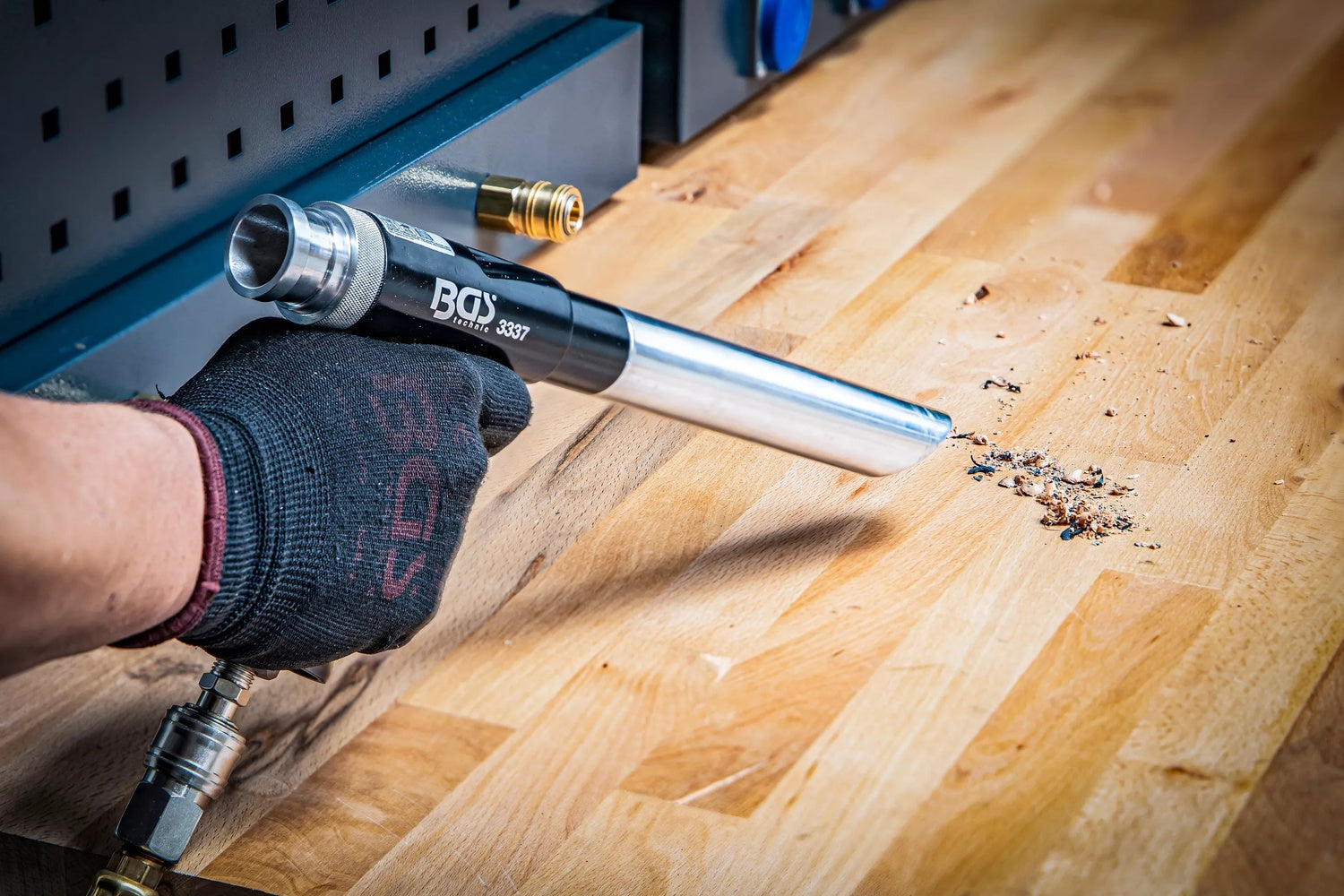 BGS 3337 Druckluft Saugpistole Blaspistole umschaltbar 8 teilig