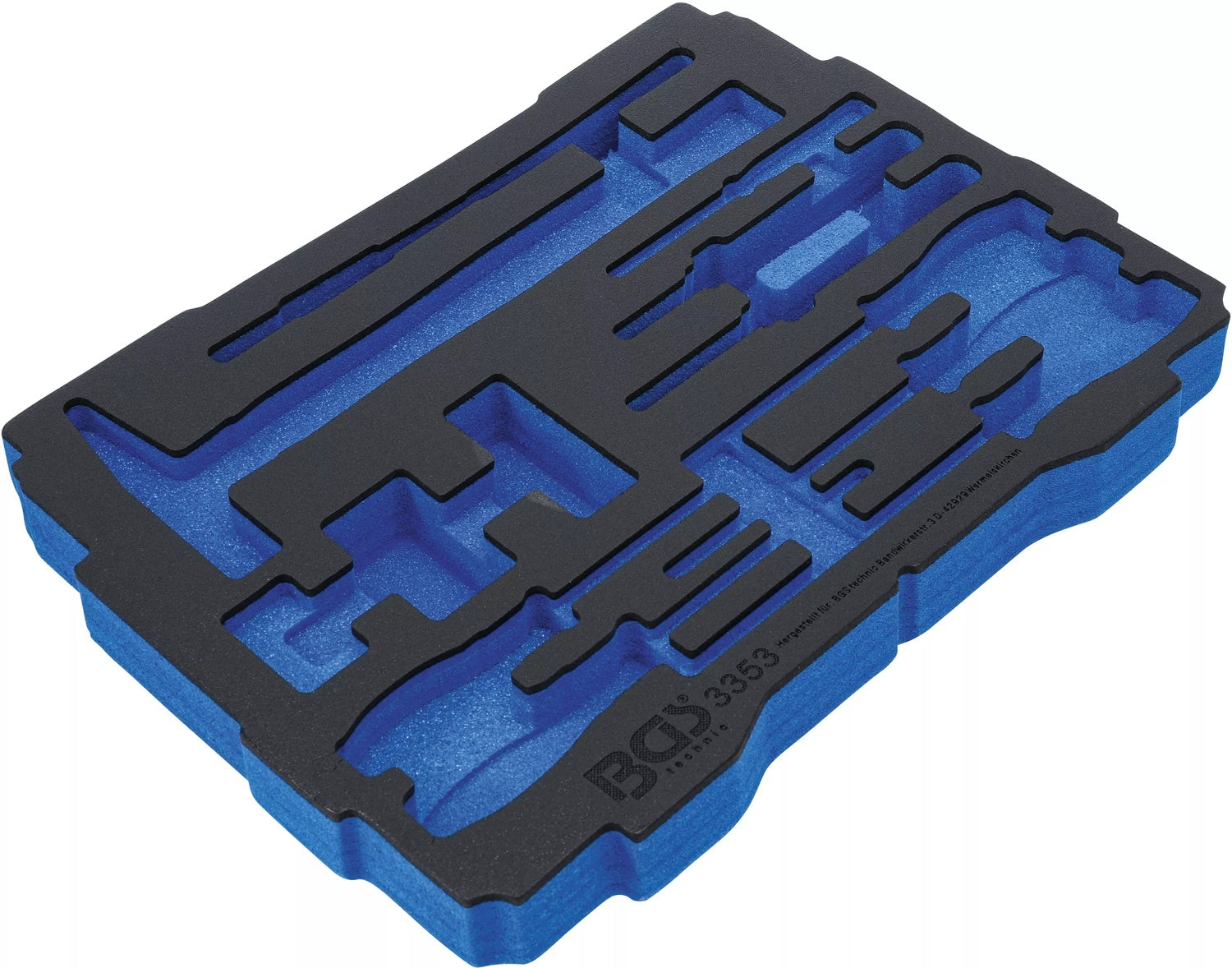 BGS 3353-1 Werkzeugeinlage Schaumeinlage leer für systainer® T-Loc 1 & 2