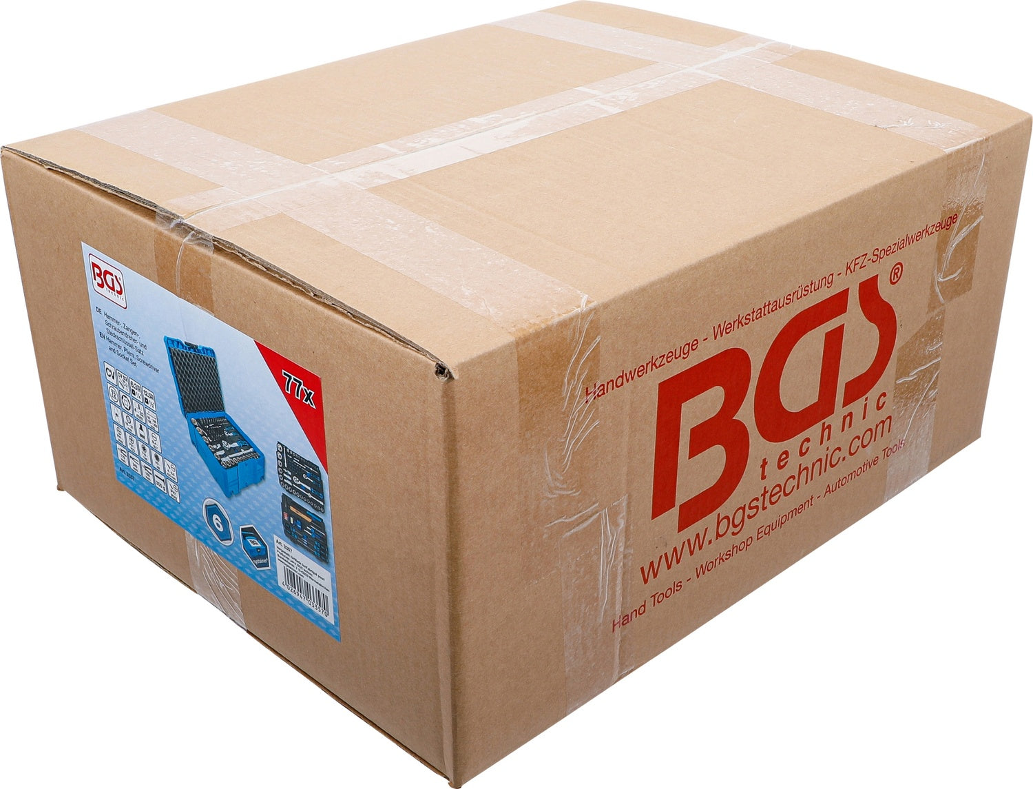 BGS 3357 Satz Steckschlüssel Hammer Zangen Schraubendreher 6,3mm (1/4") 12,5mm (1/2") BGS systainer®
