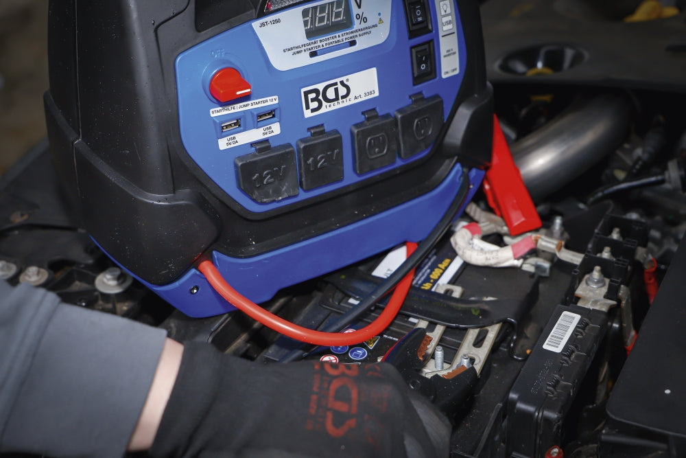 BGS 3383 Multifunktions Starthilfegerät & Mobile Stromversorgung 5-in-1 18Ah