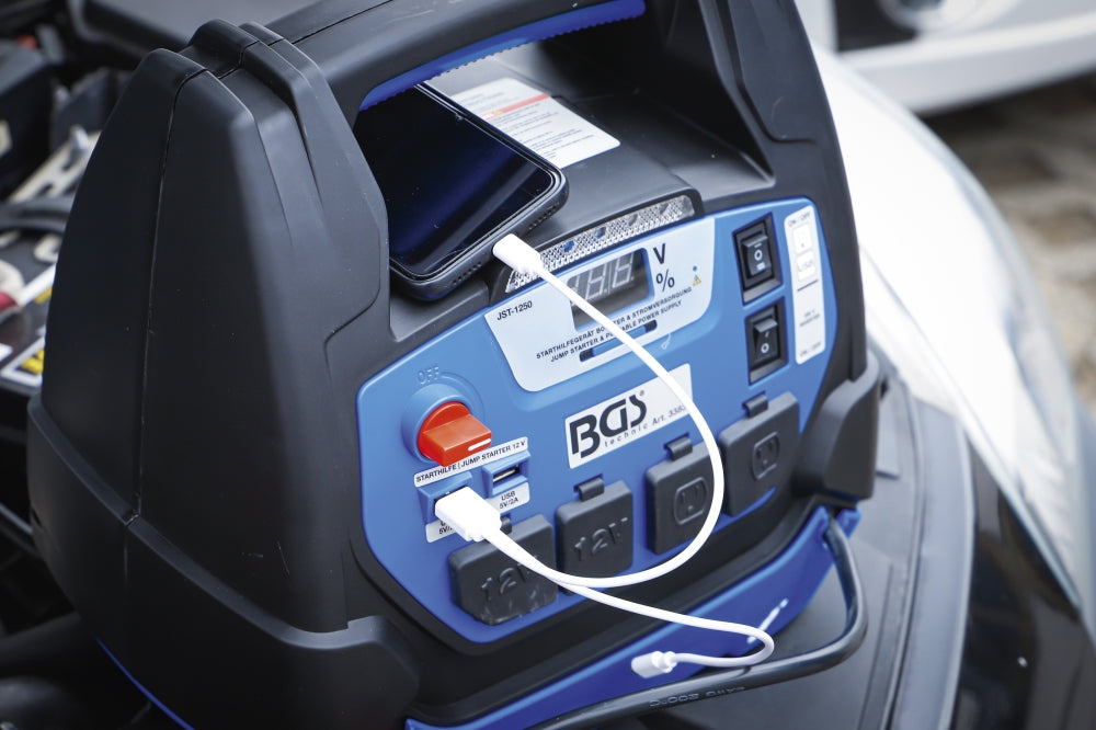 BGS 3383 Multifunktions Starthilfegerät & Mobile Stromversorgung 5-in-1 18Ah