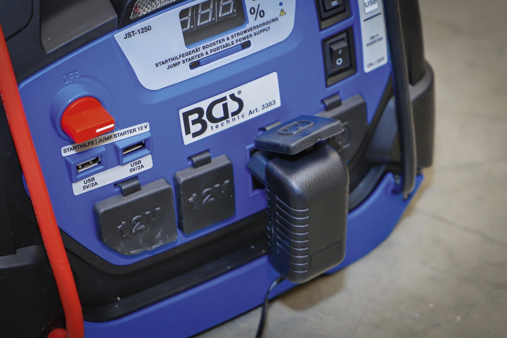 BGS 3383 Multifunktions Starthilfegerät & Mobile Stromversorgung 5-in-1 18Ah