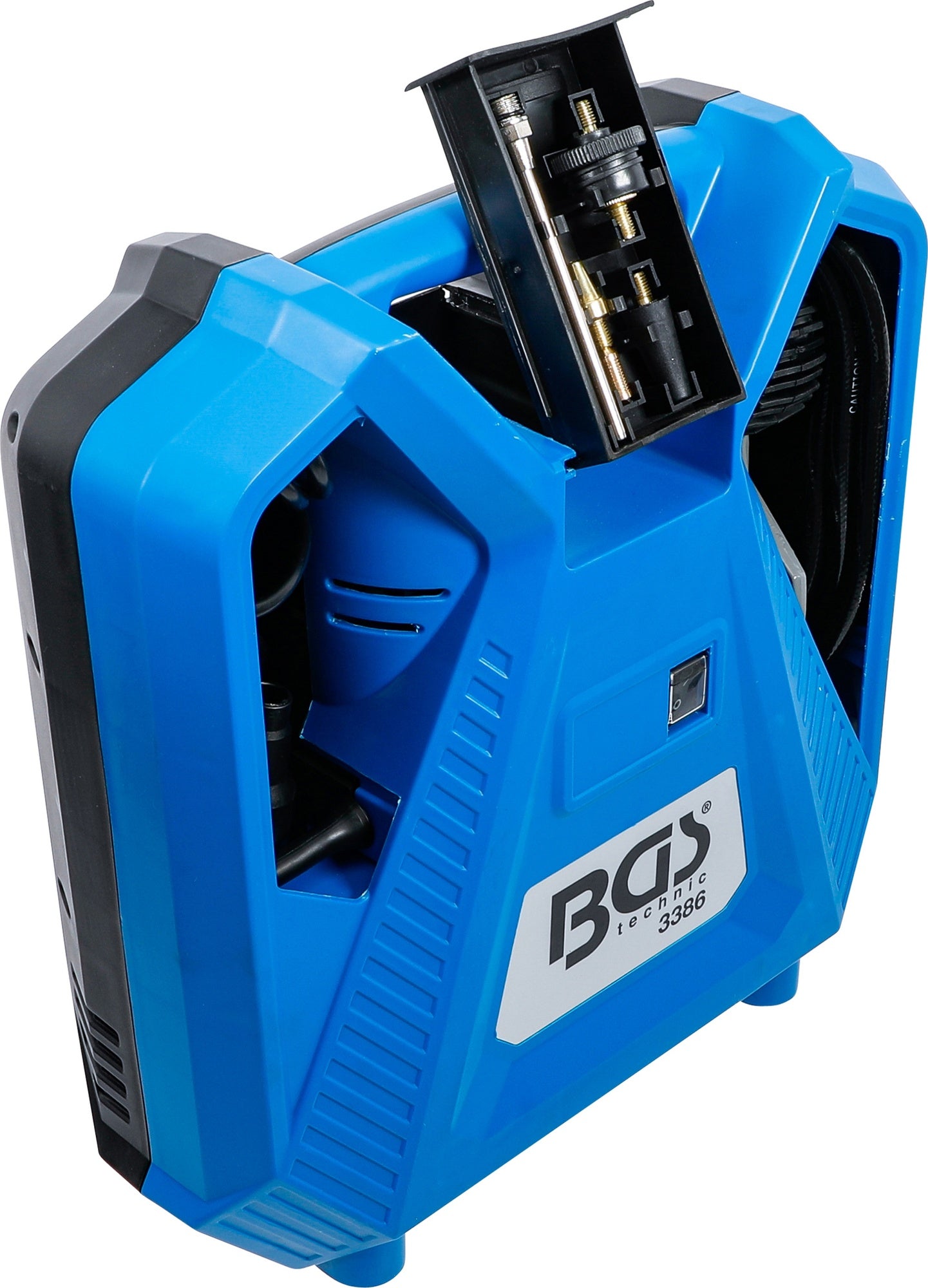 BGS 3386 Mobiler Druckluft Kompressor Druckluftpistole Manometer