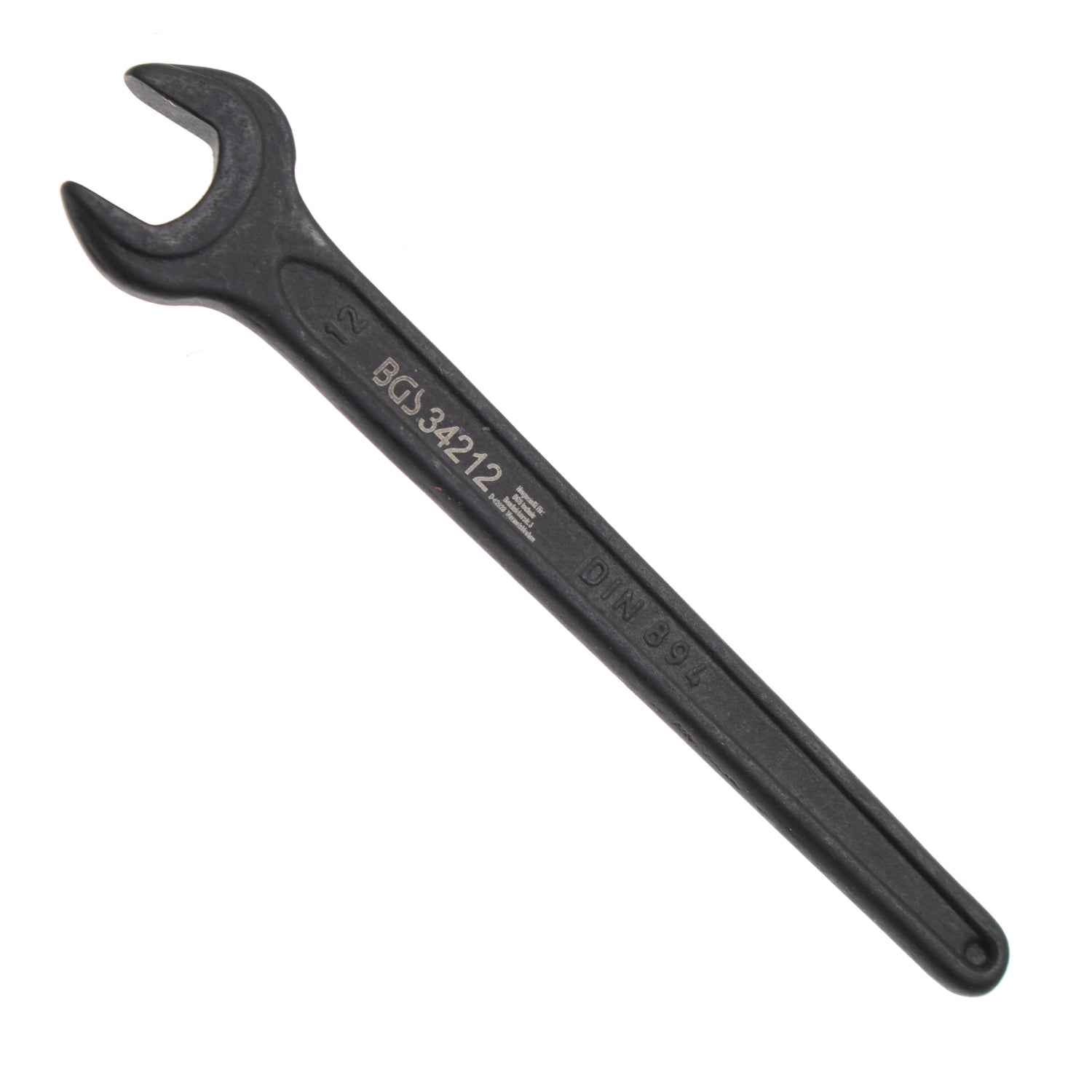 BGS 34212 Einmaulschlüssel 12mm warm geschmiedet