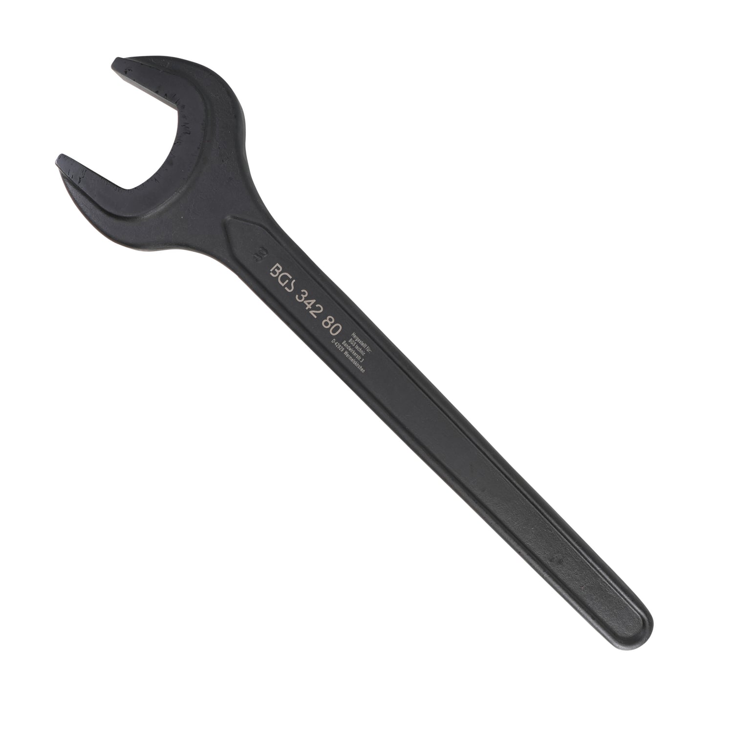 BGS 34280 Einmaulschlüssel 80mm warm geschmiedet
