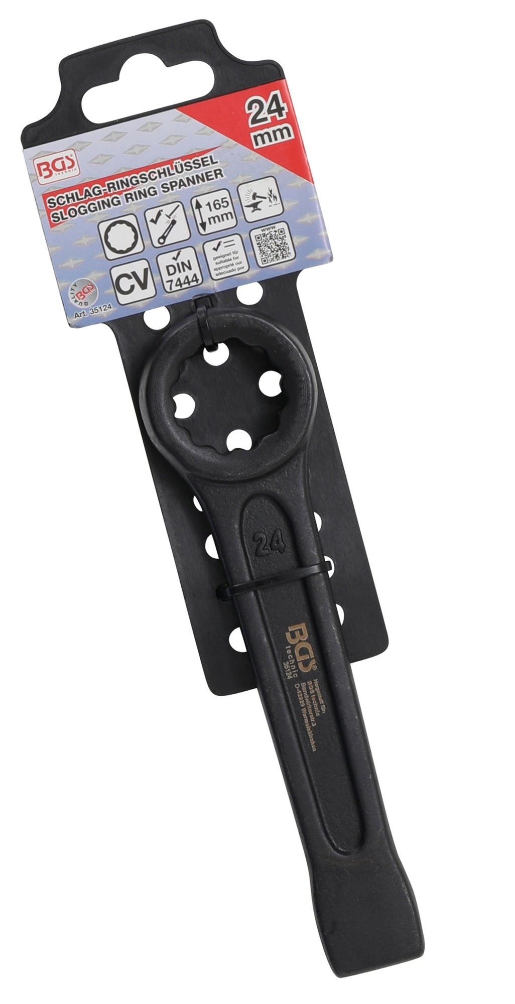 BGS 35124 Ring-Schlagschlüssel 24mm Profil Zwölfkant