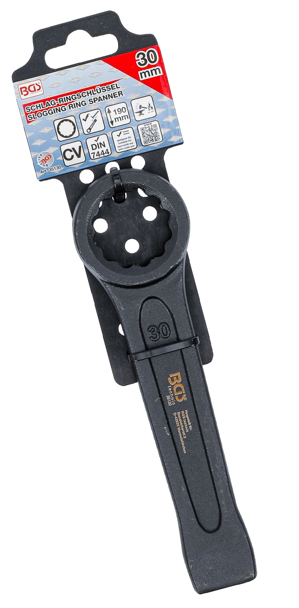 BGS 35130 Ring-Schlagschlüssel 30mm Profil Zwölfkant