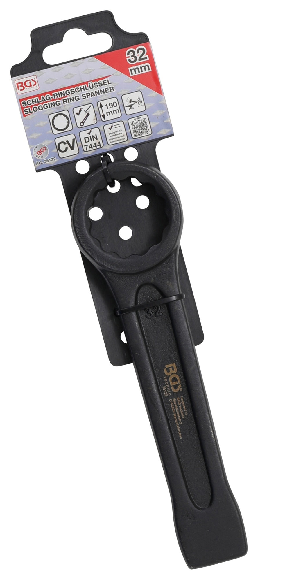 BGS 35132 Ring-Schlagschlüssel 32mm Profil Zwölfkant