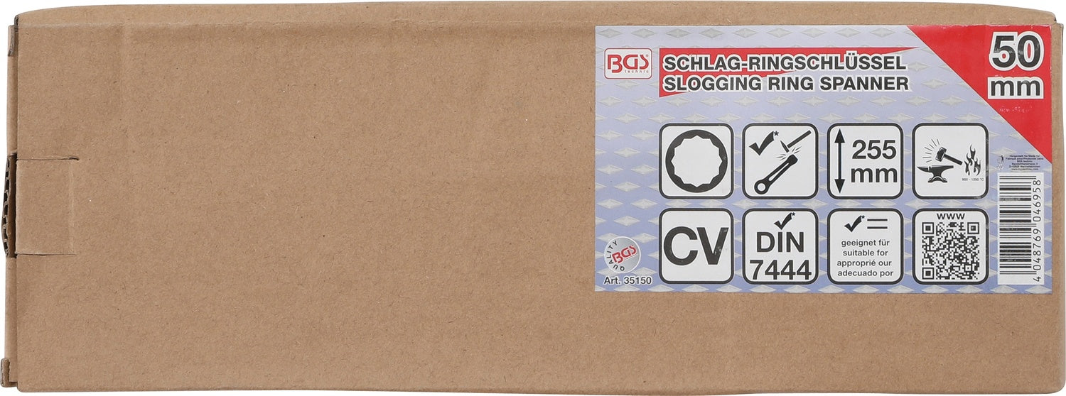 BGS 35150 Ring-Schlagschlüssel 50mm Profil Zwölfkant