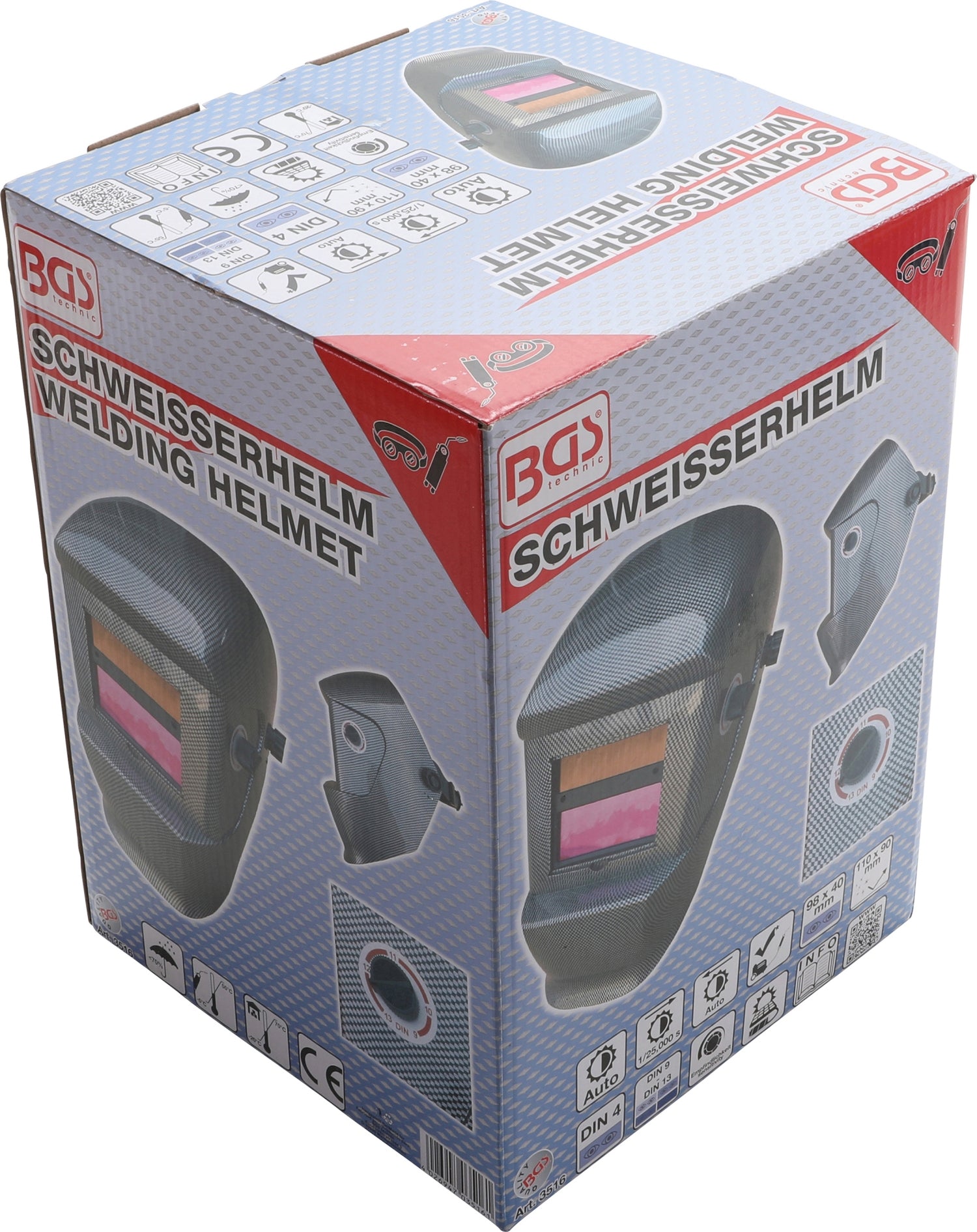 BGS 3516 Schweißerhelm automatisch verdunkelnd
