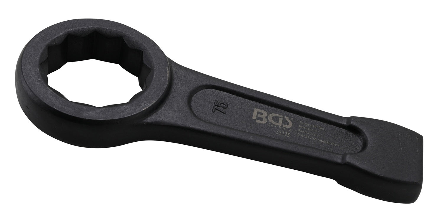 BGS 35175 Ring-Schlagschlüssel 75mm Profil Zwölfkant