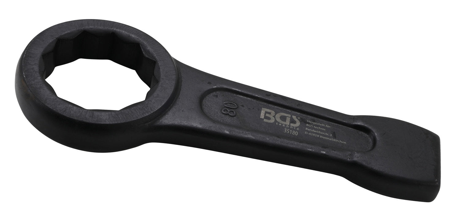 BGS 35180 Ring-Schlagschlüssel 80mm Profil Zwölfkant