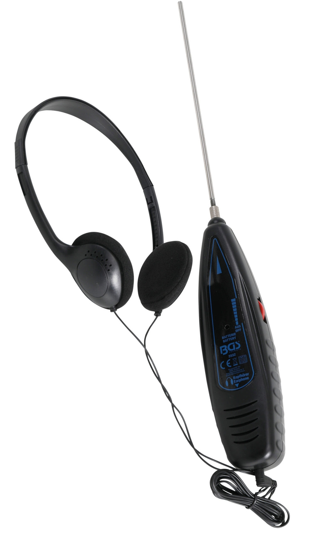 BGS 3532 Stethoskop, elektronisch zur Ortung von Geräuschen