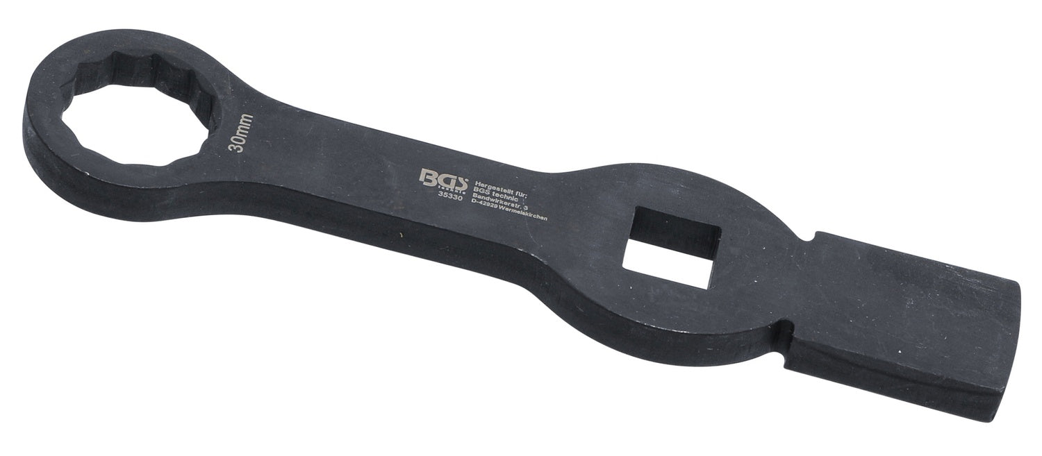 BGS 35330 Schlagringschlüssel Zwölfkant mit 2 Schlagflächen SW 30mm