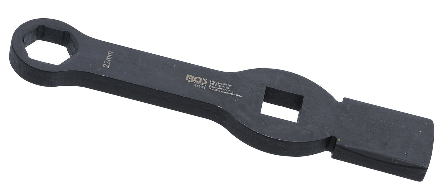 BGS 35342 Schlag-Ringschlüssel Sechskant mit 2 Schlagflächen SW 22mm