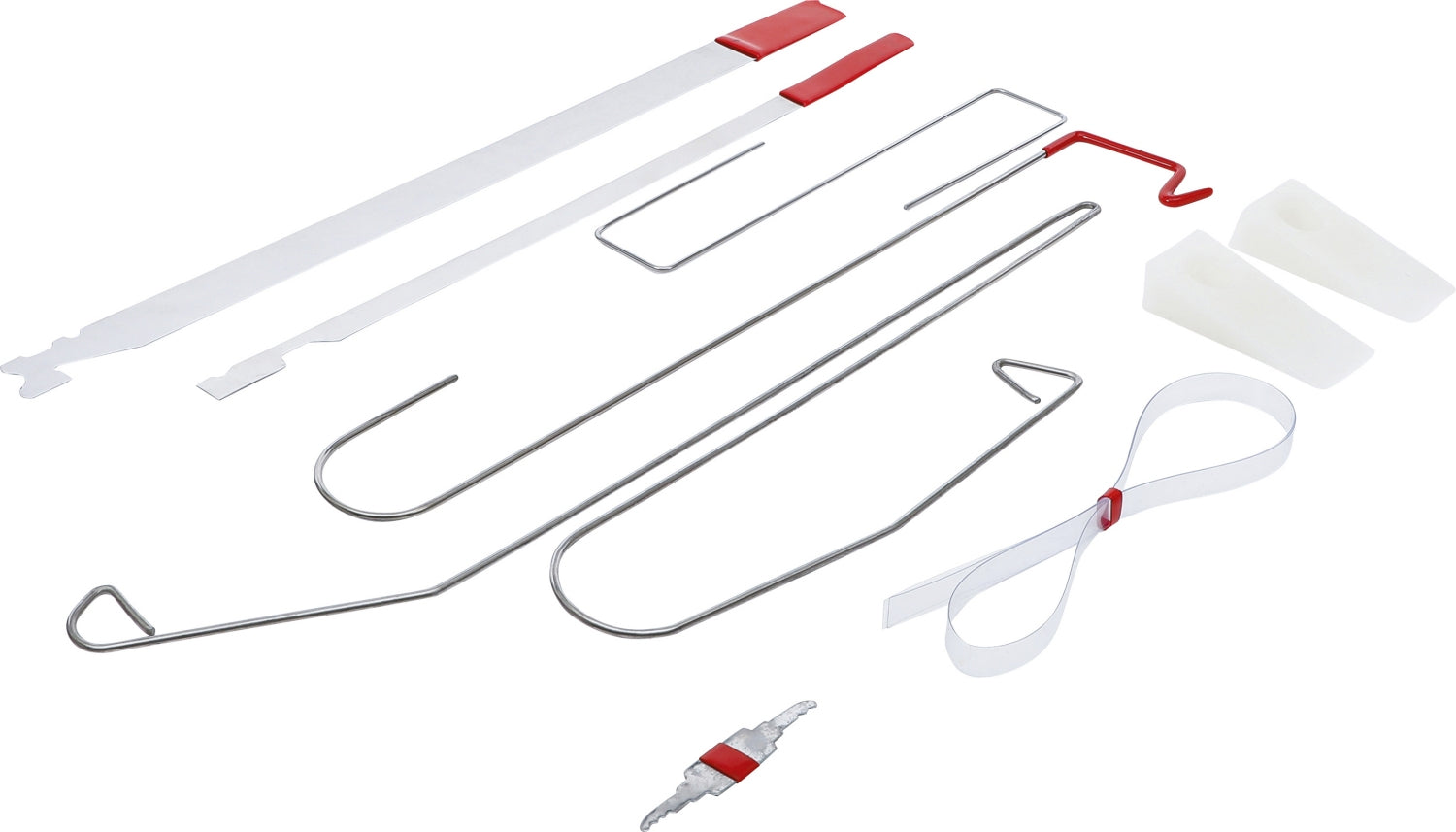 BGS DIY 3541 Satz Notfall Autotür Öffner 9 teilig mit Tasche