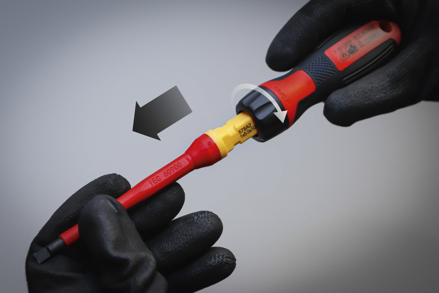 BGS 35813 Satz VDE Schraubendreher mit Wechselklingen 8 teilig