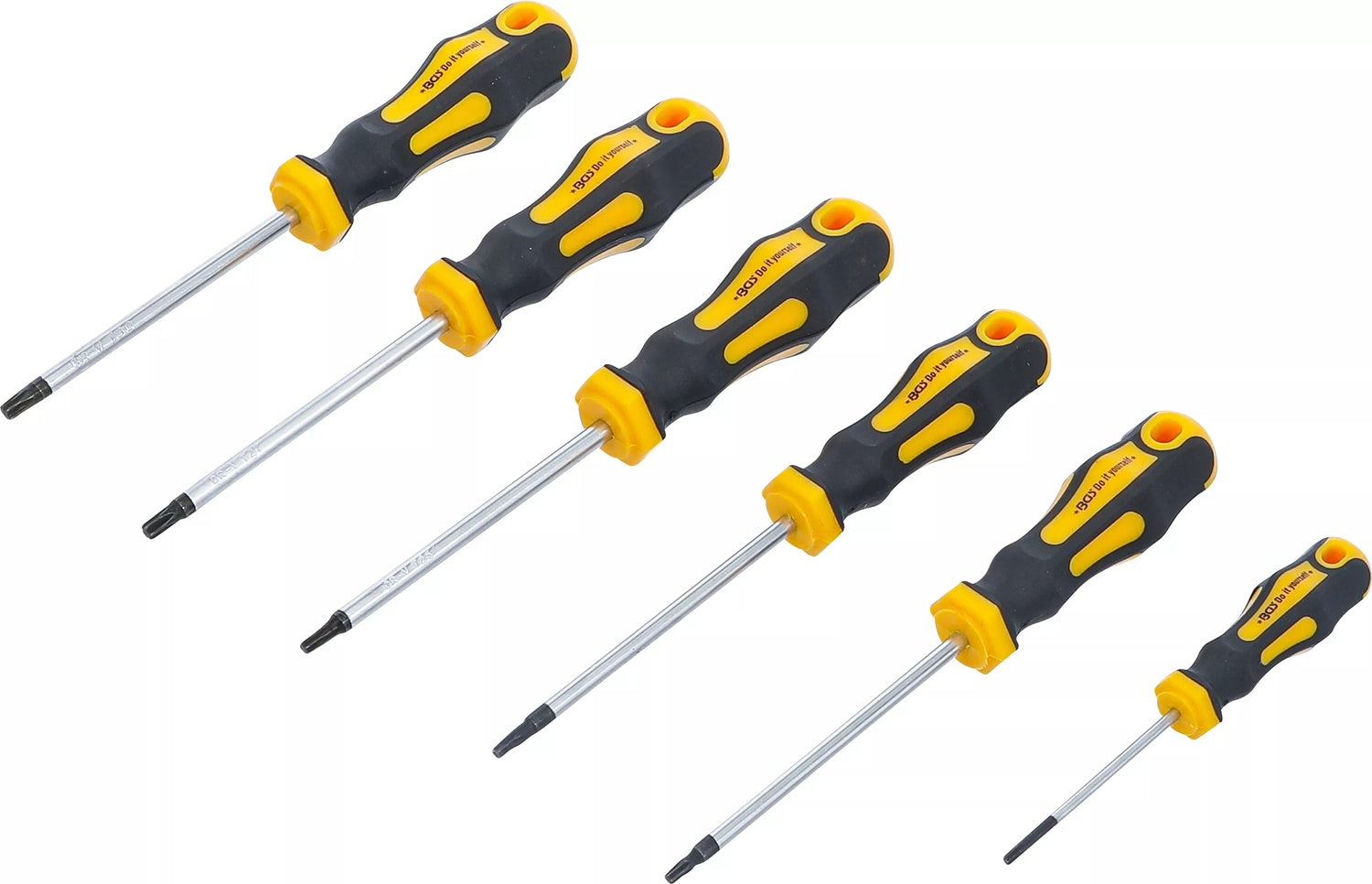 BGS DIY 35826 Satz Schraubendreher T-Profil (für Torx) T10 - T30