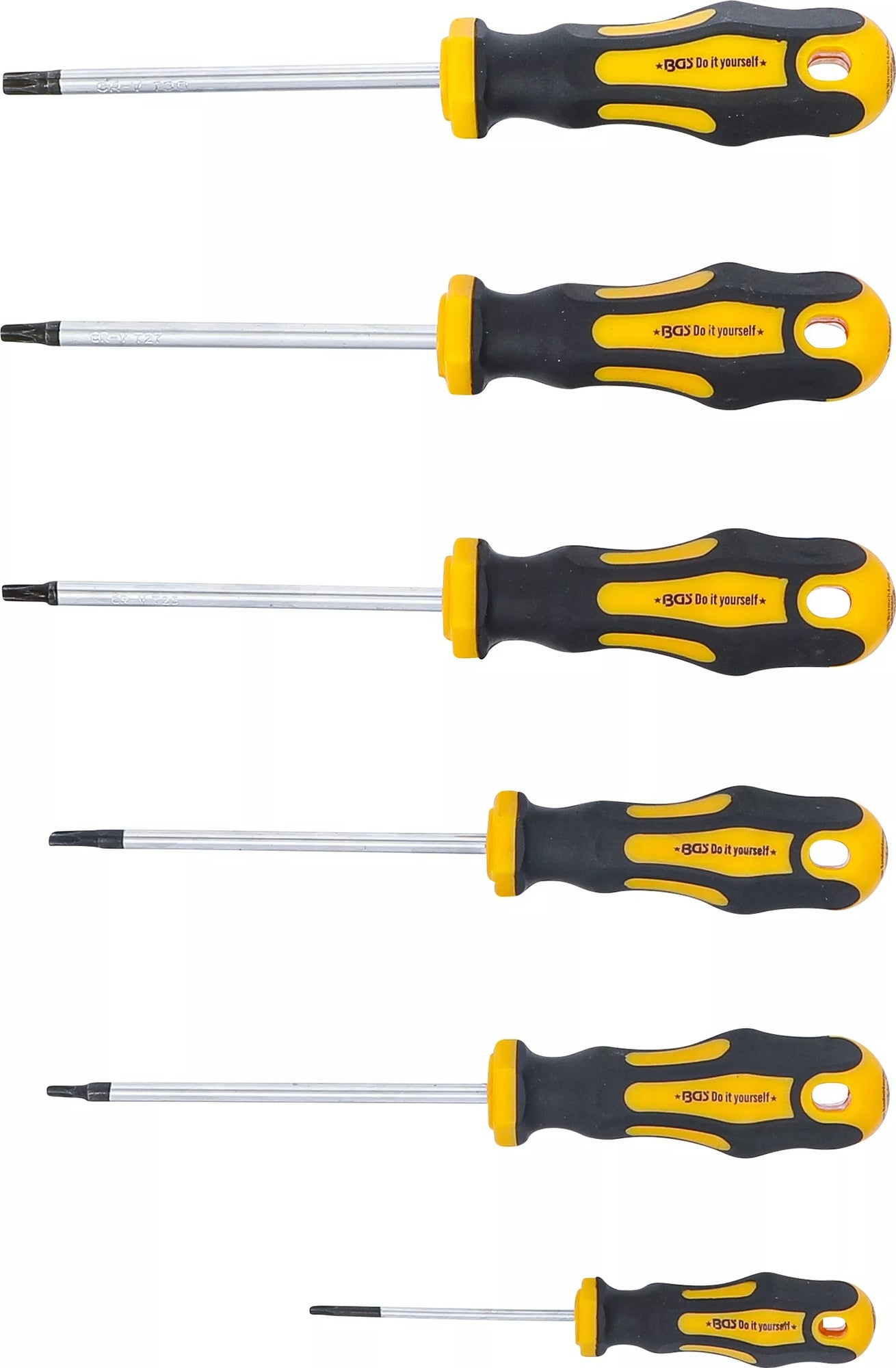 BGS DIY 35826 Satz Schraubendreher T-Profil (für Torx) T10 - T30