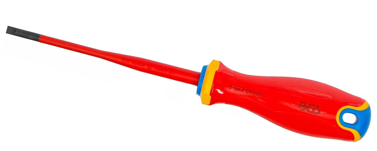 BGS 35855 VDE Schraubendreher extra dünne Spitze Schlitz 4,0mm