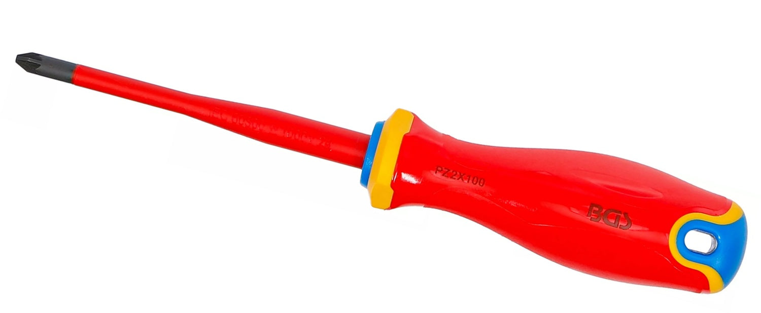 BGS 35863 VDE Schraubendreher extra dünne Spitze Kreuzschlitz PZ2