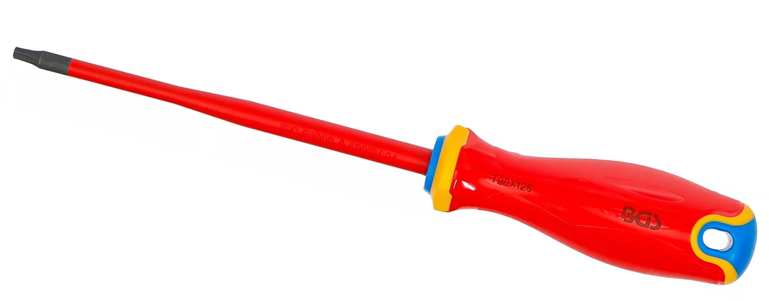 BGS 35865 VDE Schraubendreher extra dünne Spitze T-Profil (für Torx) T20
