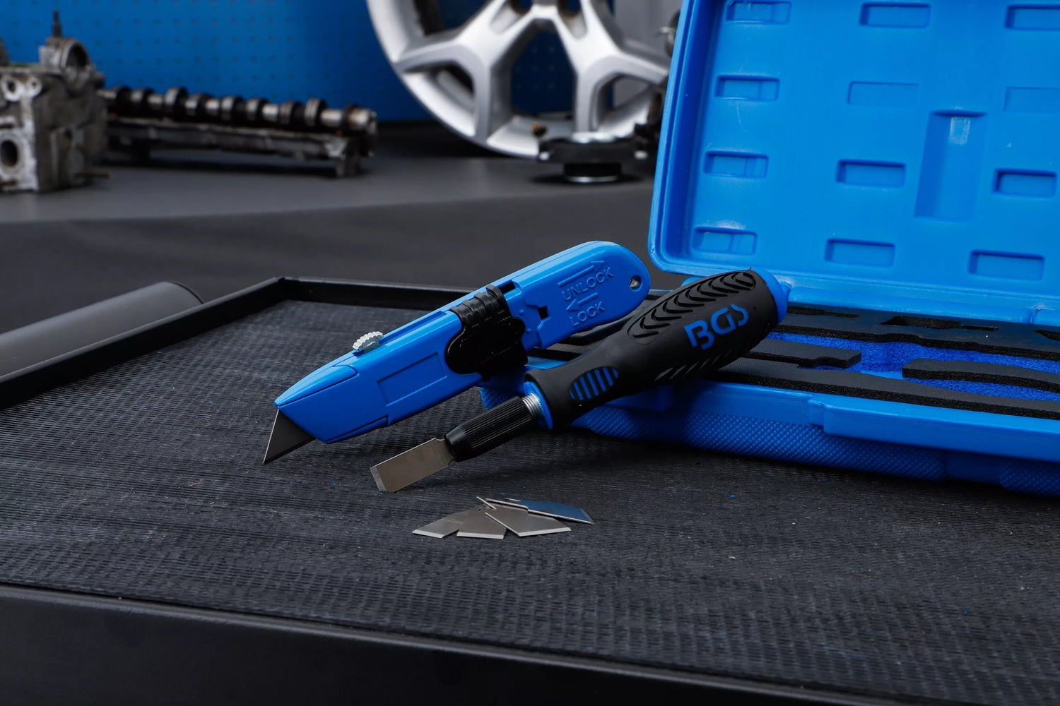 BGS 364 Satz Schaber- und Messer verschiedene Profile 27 teilig