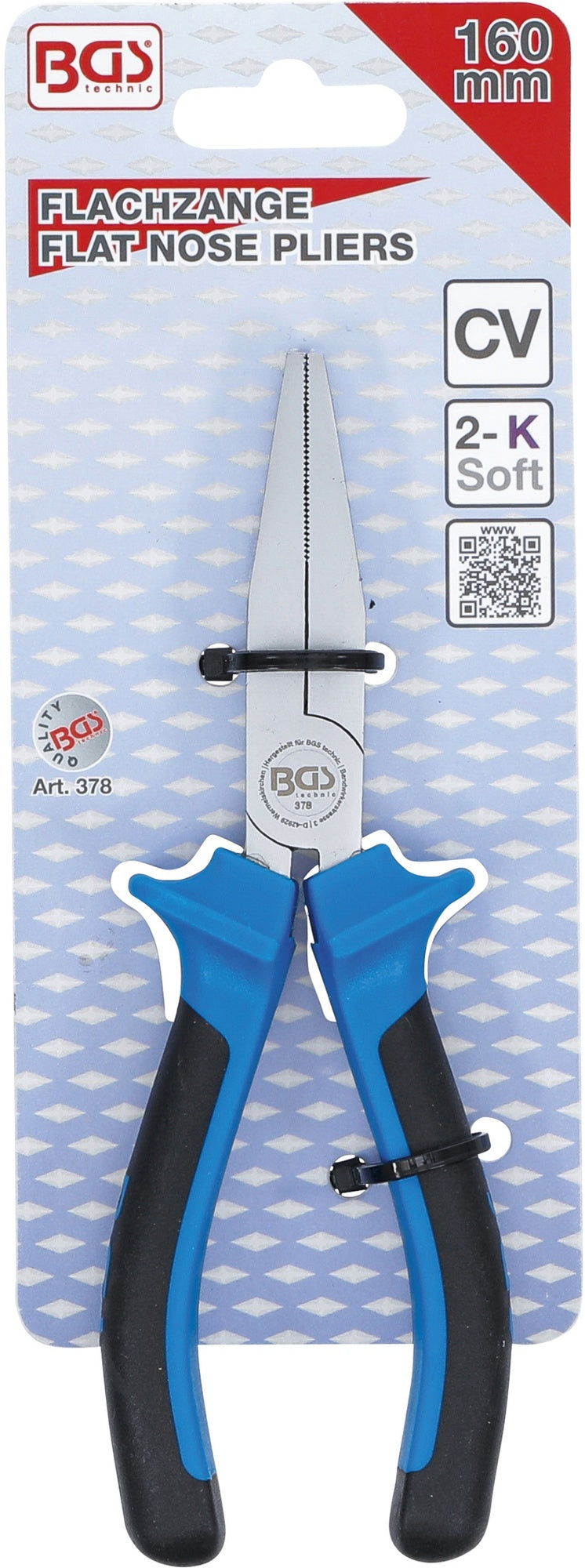 BGS 378 Flachzange Länge 160mm