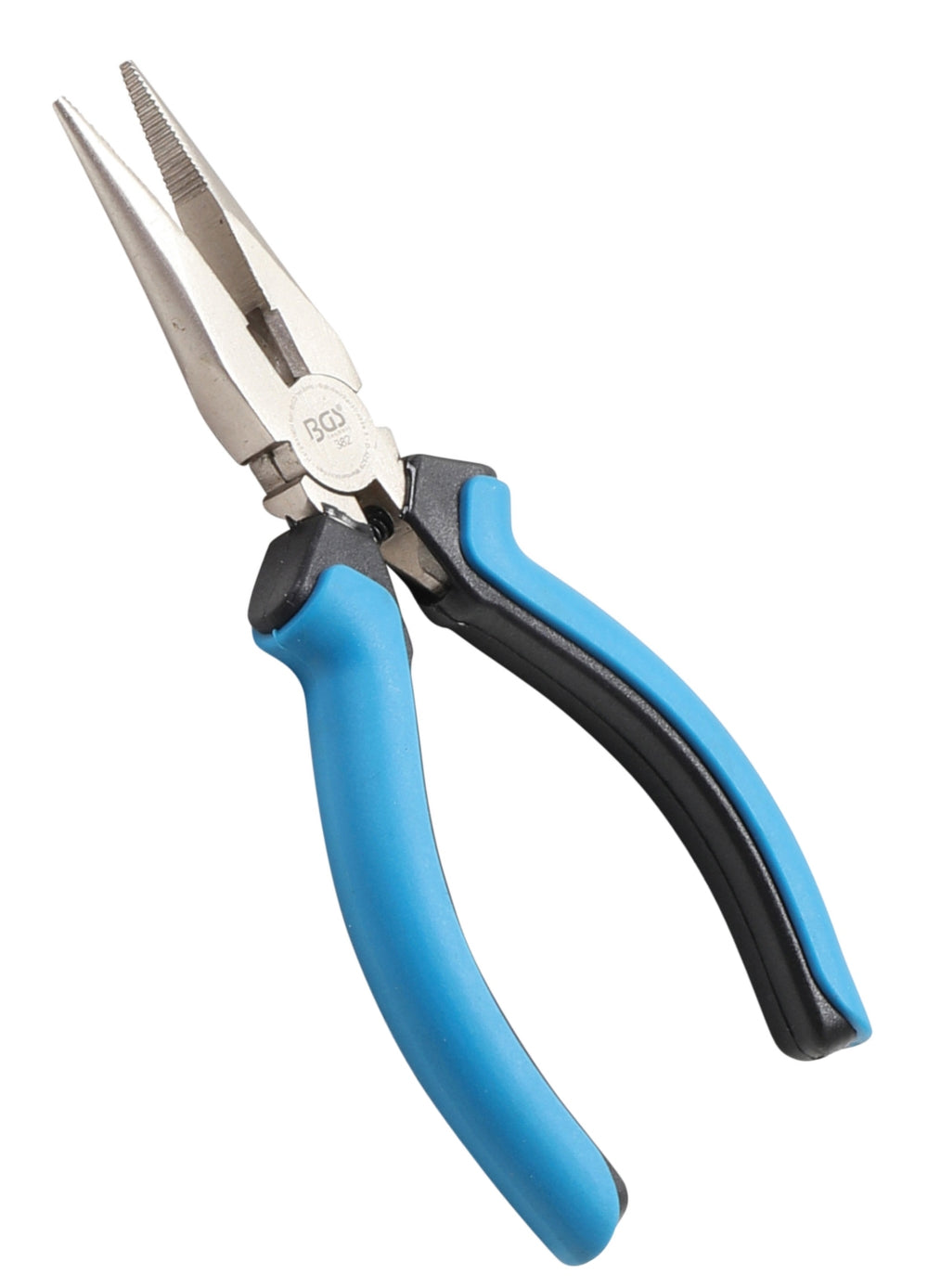 BGS 382 Elektronik Spitzzange gerade mit Feder Länge 130mm