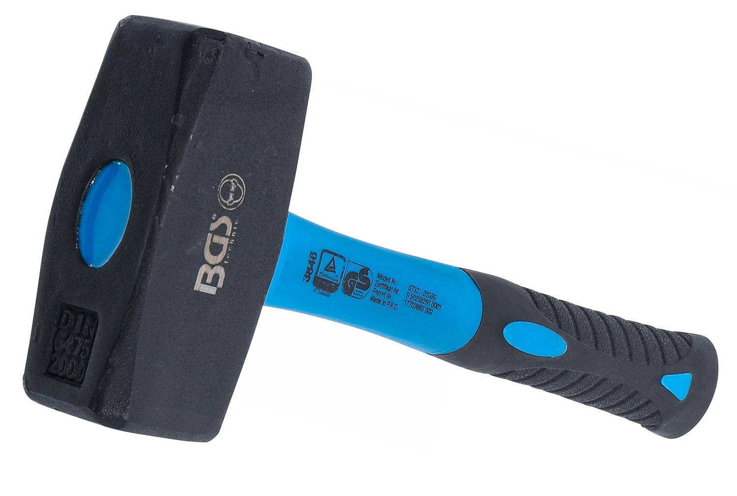 BGS 3846 Fäustel mit Fiberglasstiel DIN 6475 Kopfgewicht 2000g