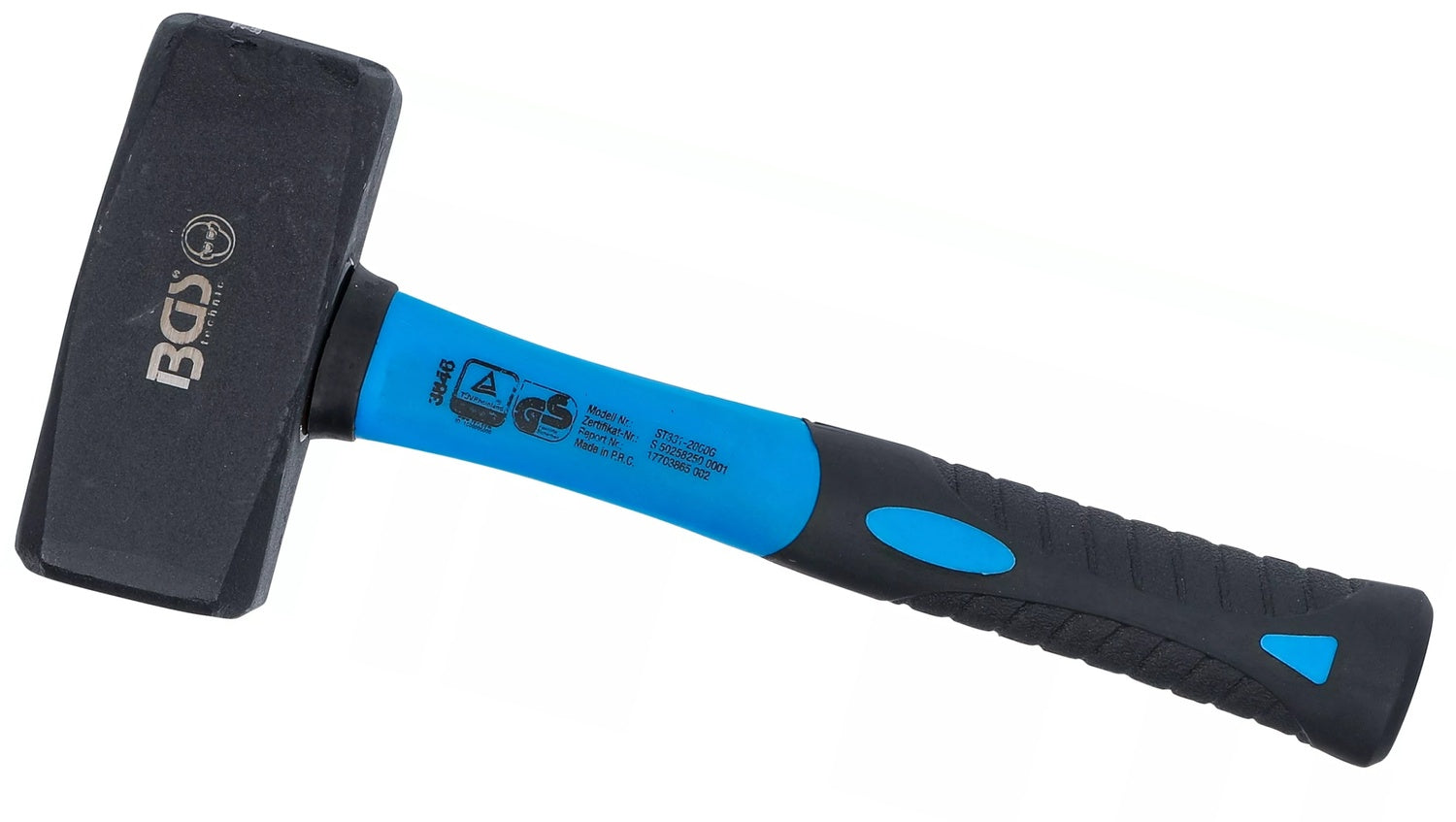 BGS 3846 Fäustel mit Fiberglasstiel DIN 6475 Kopfgewicht 2000g