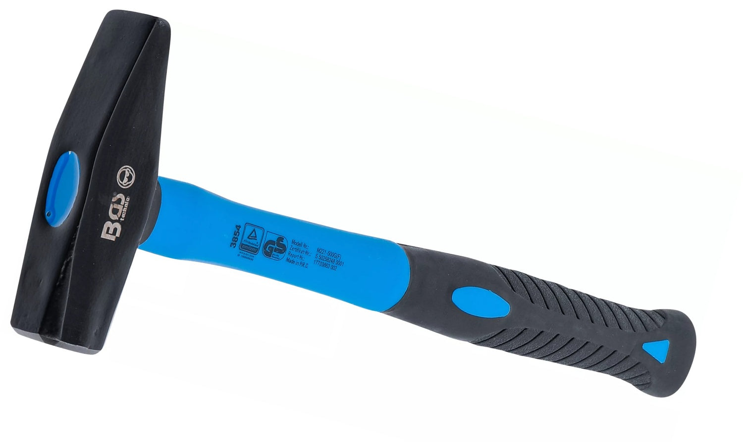 BGS 3854 Schlosserhammer Fiberglasstiel DIN 1041 Kopfgewicht 500g
