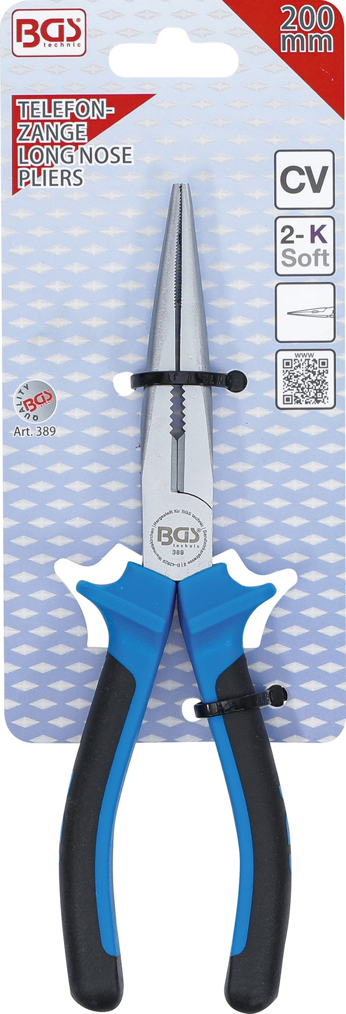 BGS 389 Telefonzange gerade 200mm