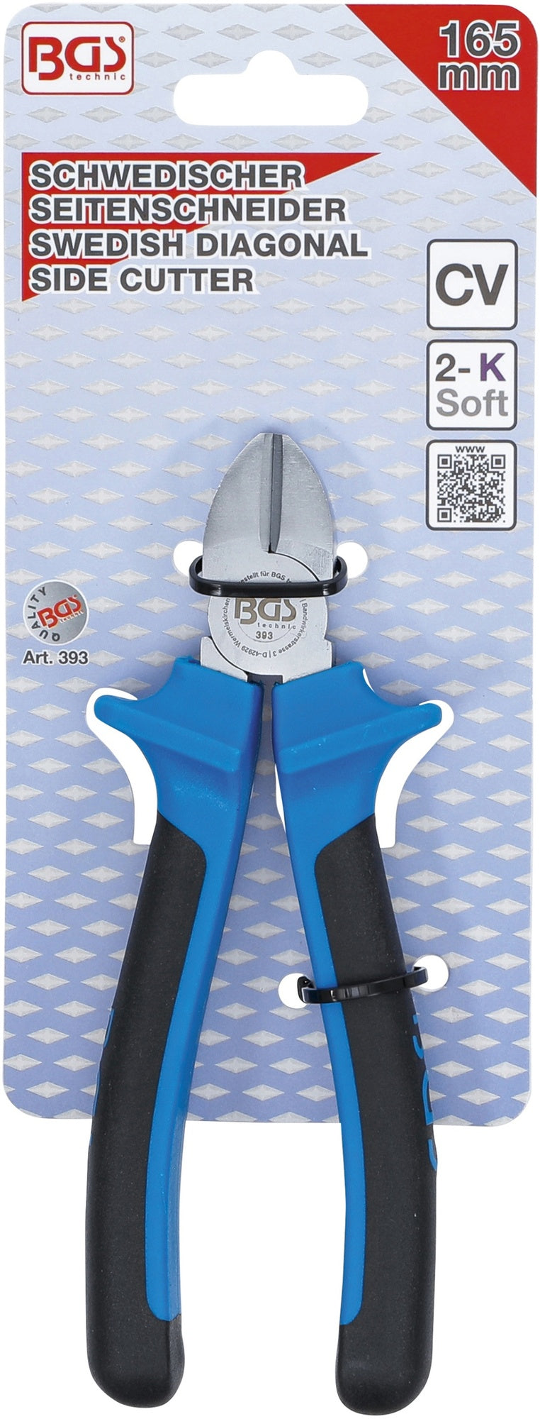 BGS 393 Schwedischer Seitenschneider Länge 165mm