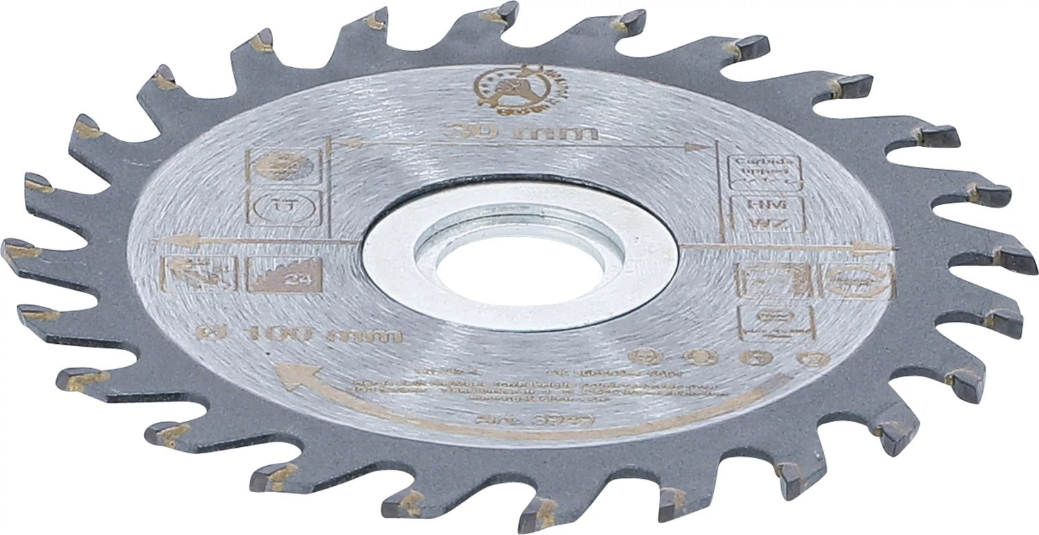BGS DIY 3949 Hartmetall Kreissägeblatt Ø100 x 30 x 2,1mm 24 Zähne