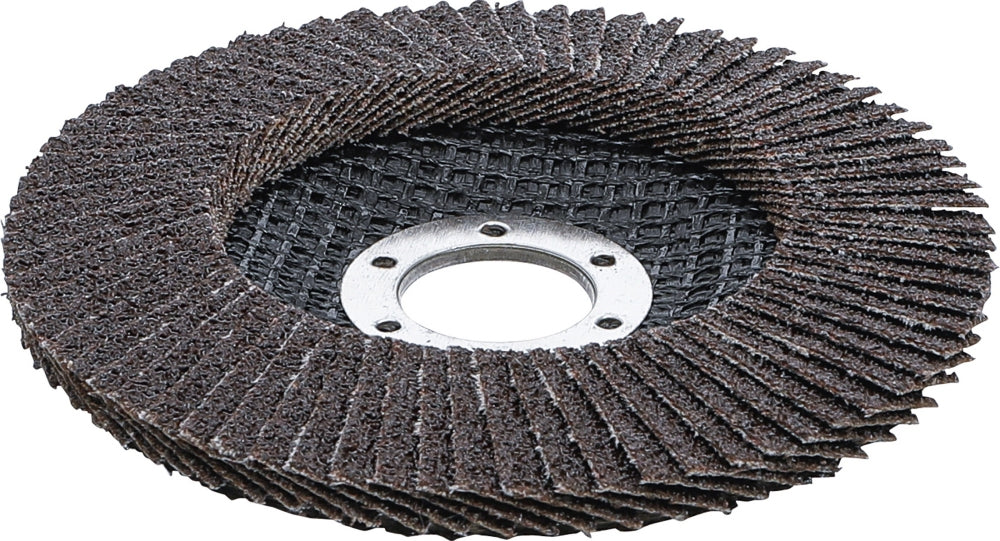 BGS 3970 Fächer Schleifscheibe Ø 115mm K 40 für Winkelschleiferbetrieb