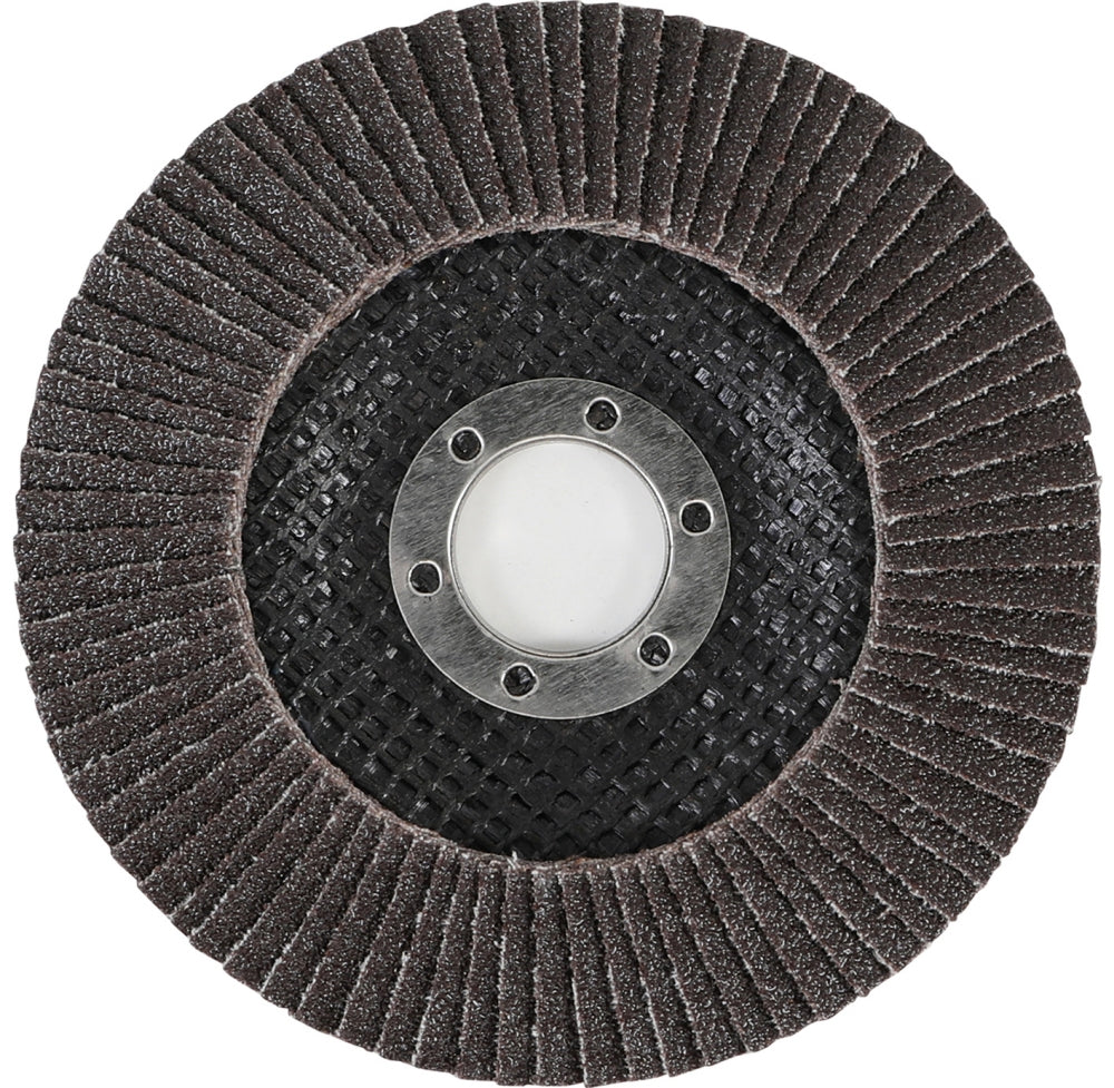 BGS 3971 Fächer Schleifscheibe Ø 115mm K 80 für Winkelschleiferbetrieb