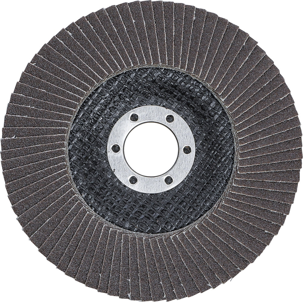 BGS 3977 Fächer Schleifscheibe Ø 125mm K 120 für Winkelschleiferbetrieb