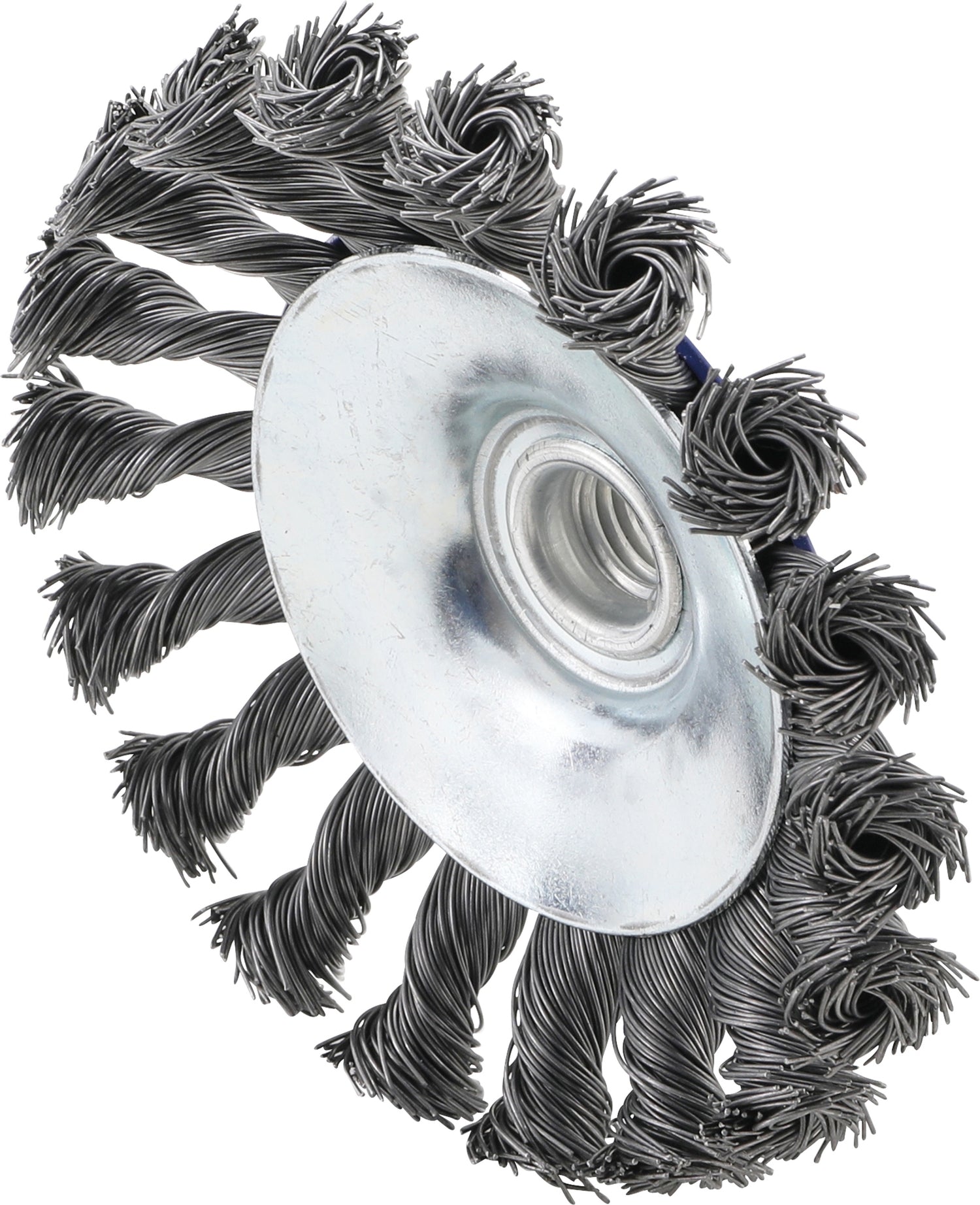 BGS 3981 Scheibenbürste gezopft Ø115mm Aufnahme Gewinde M14x2 Stahl